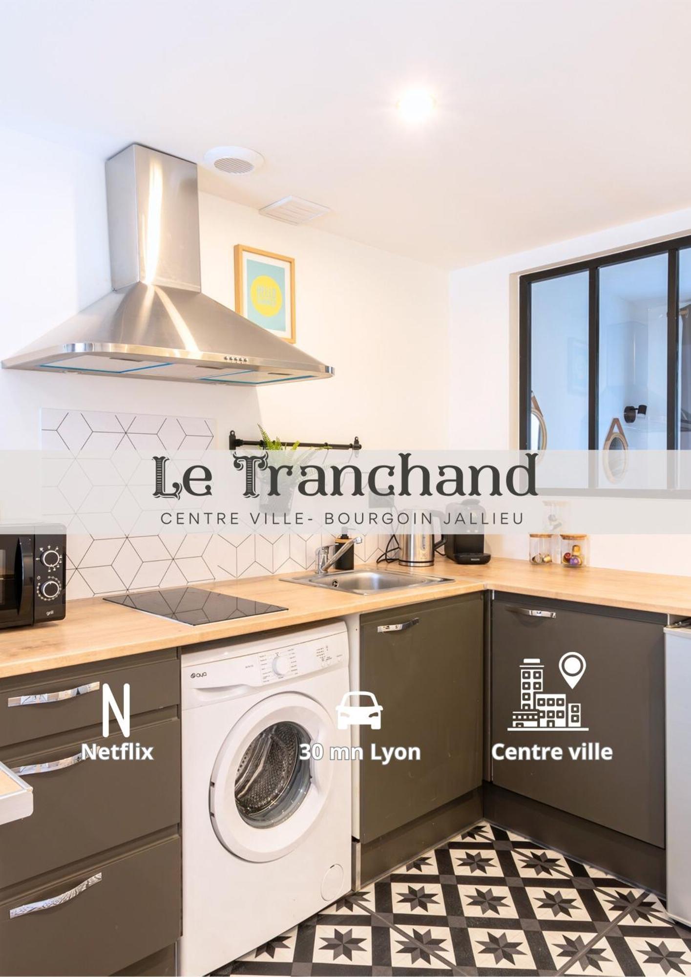 Le Tranchand☆City Center☆Wifi Hd Bourgoin-Jallieu ภายนอก รูปภาพ